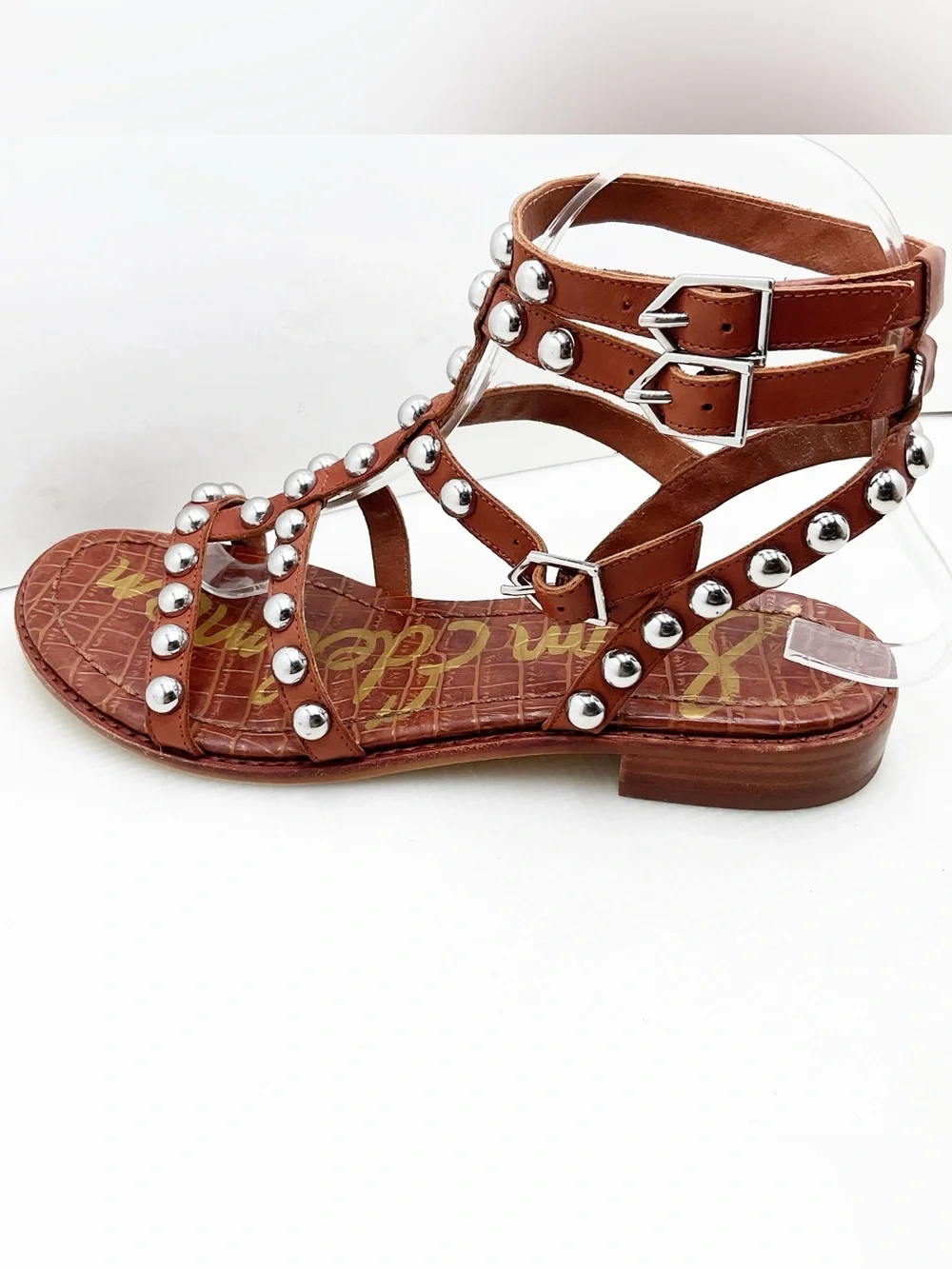 {Sam Edelman} Eavan Studded Gladiator Sandals - Picture 5 of 16